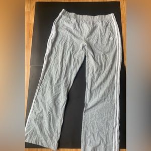 ADIDAS grey trackpants XL
